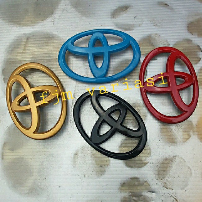 EMBLEM LOGO LAMBANG MEREK DEPAN MOBIL TOYOTA AVANZA GRAND CALYA E G VELOZ 2016 2018 2020 2022 2023 2