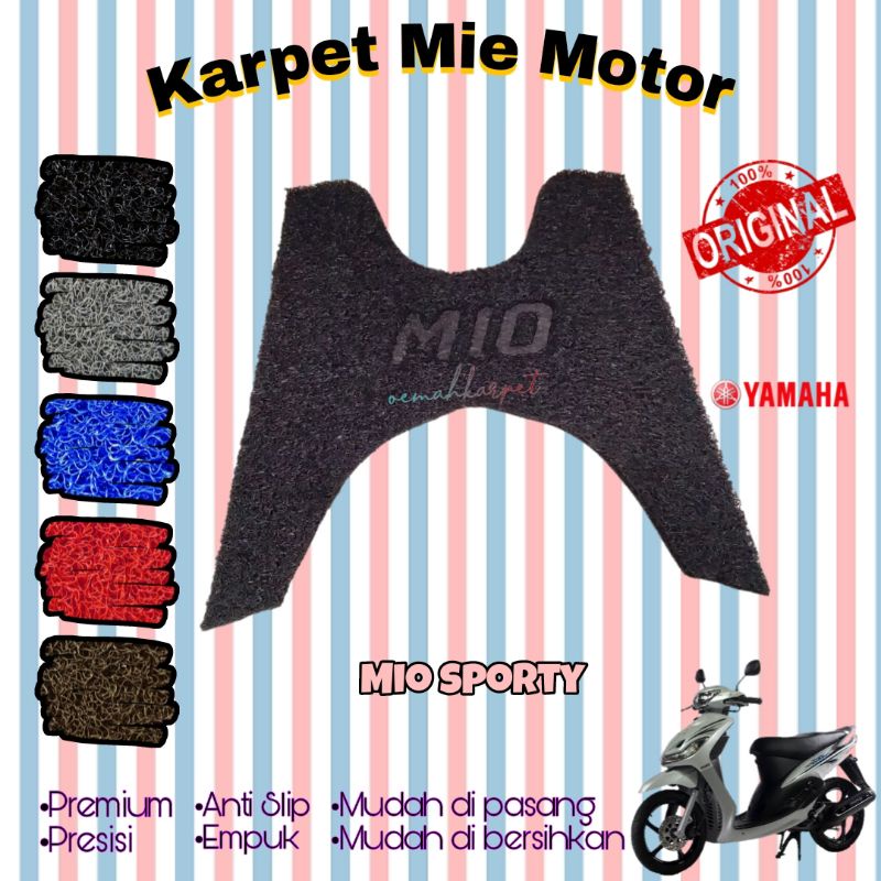 Karpet Mie YAMAHA Mio Sporty || Karpet Motor YAMAHA Mio Sporty