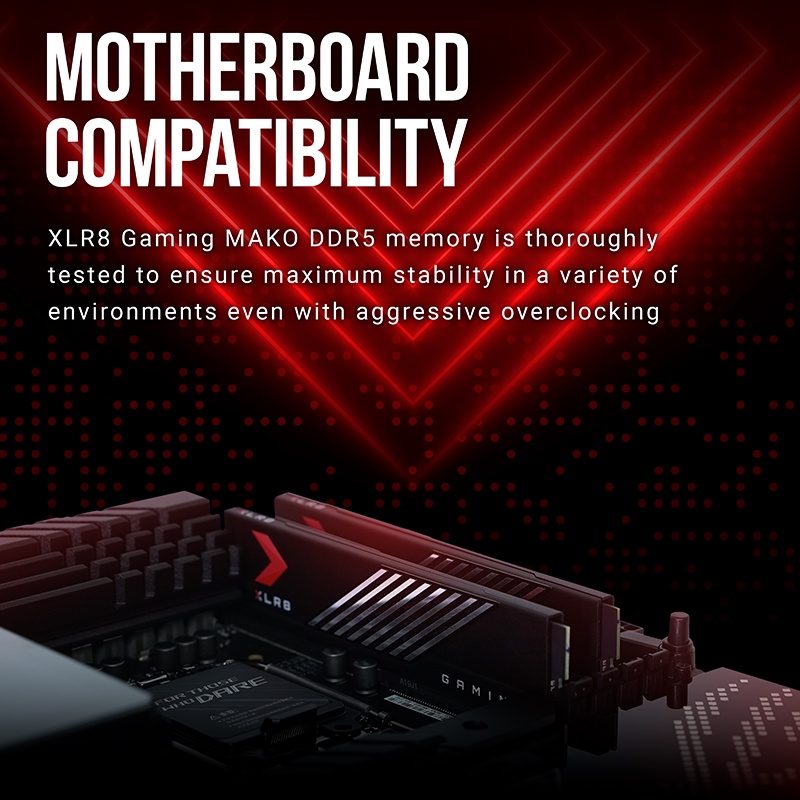 PNY XLR8 Gaming MAKO 16GB DDR5 6200MHz Desktop Memory