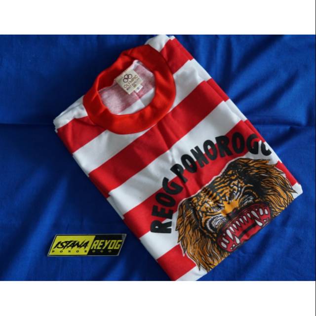 KAOS REOG/KAOS LOREK DEWASA/KAOS MURAH/KAOS PONOROGO MERAH PUTIH DEWASA