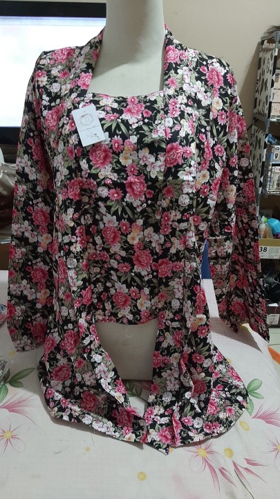 Rnb Panjang Kembang Desa Jepang Floral Kutubaru Modern Instan Batik Oribylala Bunga Kartini Flower