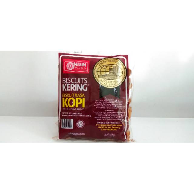 

Nissin Biskuit Kering Rasa Kopi 300 gr