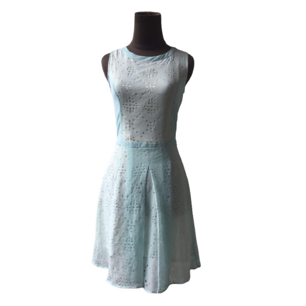 Blue Sky Dress Wanita