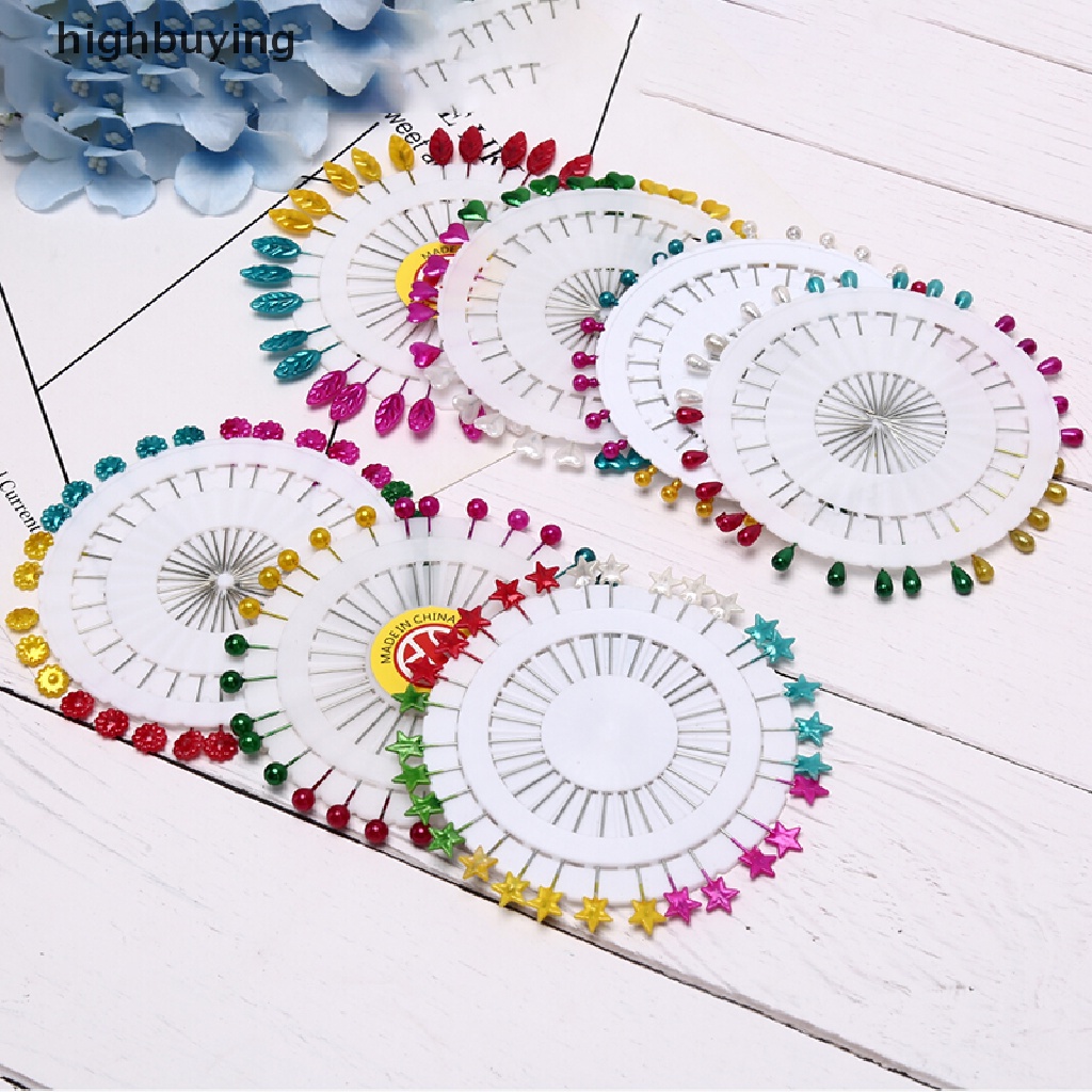 Hbid 30Pcs / Set Bros Pin Bentuk Hati / Daun / Bintang Warna-Warni Untuk Hijab / Syal Abaya