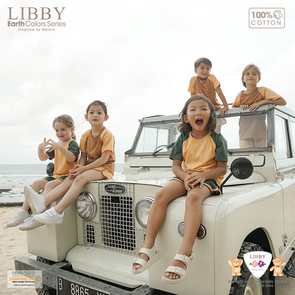 Libby Setelan oblong pendek Reagan celana sport