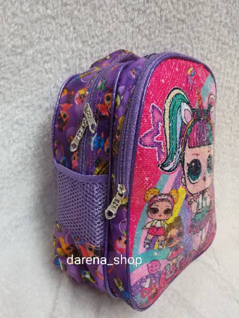 Tas Ransel Anak Usap Kekinian. 2 Karakter GIRL. 12 Inch. Darena Bags Bandung