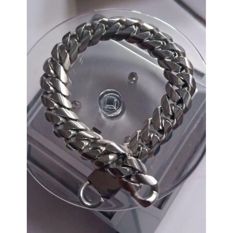 GELANG TITANIUM RANTAI PRIA WANITA BAJA GELANG PRIA RANTAI