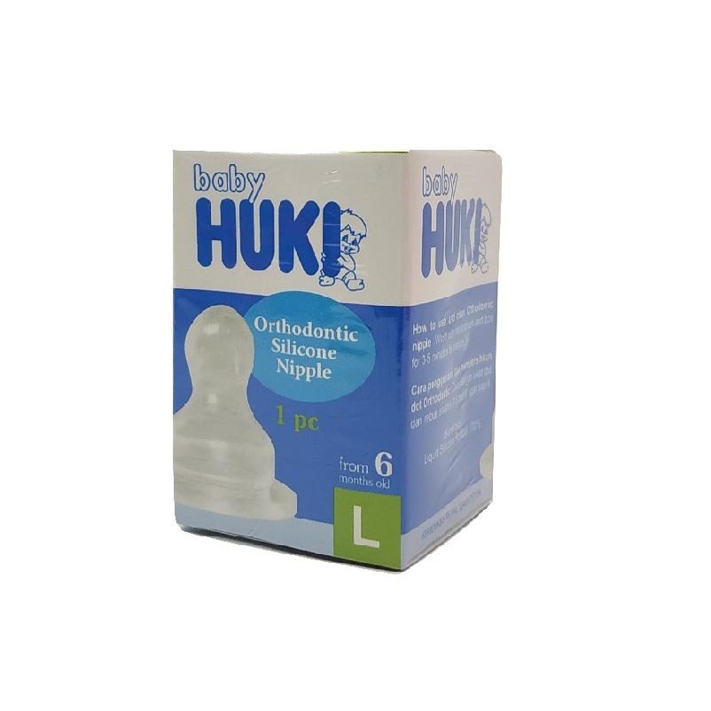 Baby Huki Orthodontic Silicone Nipple 6L