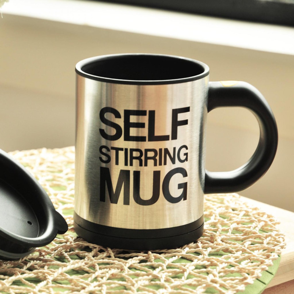 Gelas Pengaduk Otomatis Automatic Self Stirring Coffee Cup || Barang Unik Murah Lucu Import - YD-001