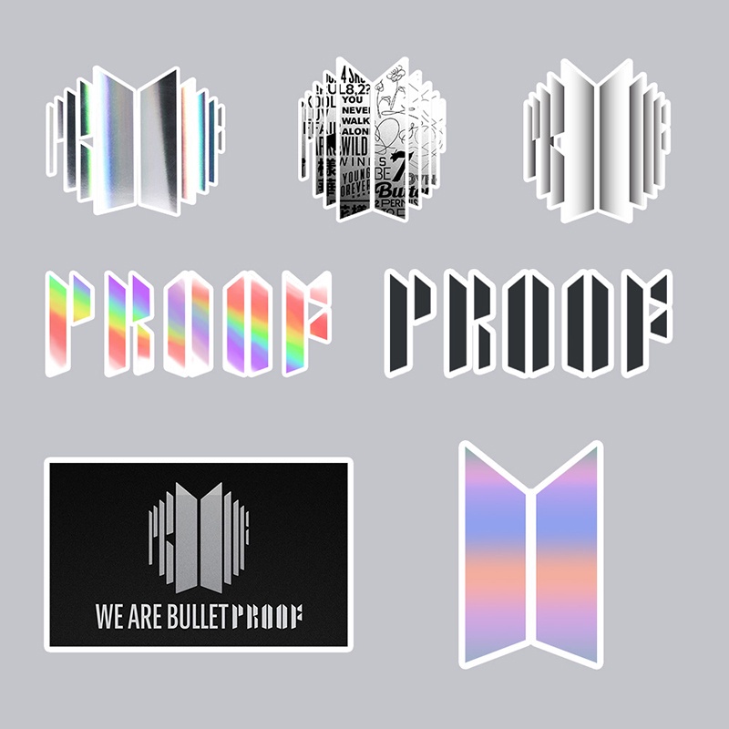 100pcs / set Stiker BTS 2022 Anti Jatuh Untuk Diary / Koper