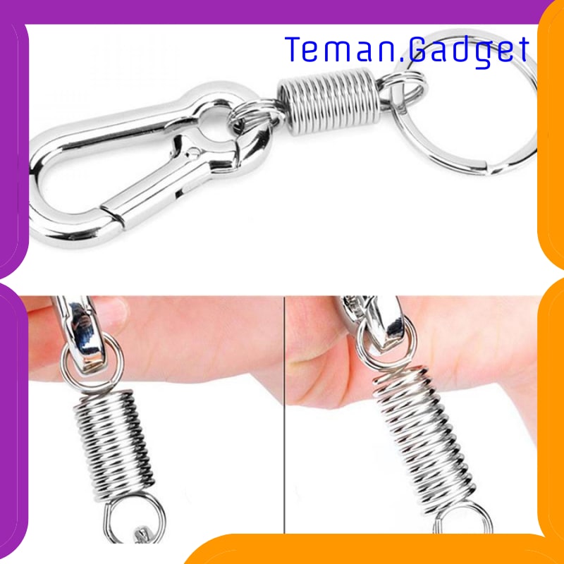 TG-ID037 OURPGONE KARABINER DENGAN PER STAINLESS STEEL - LC-1118-6