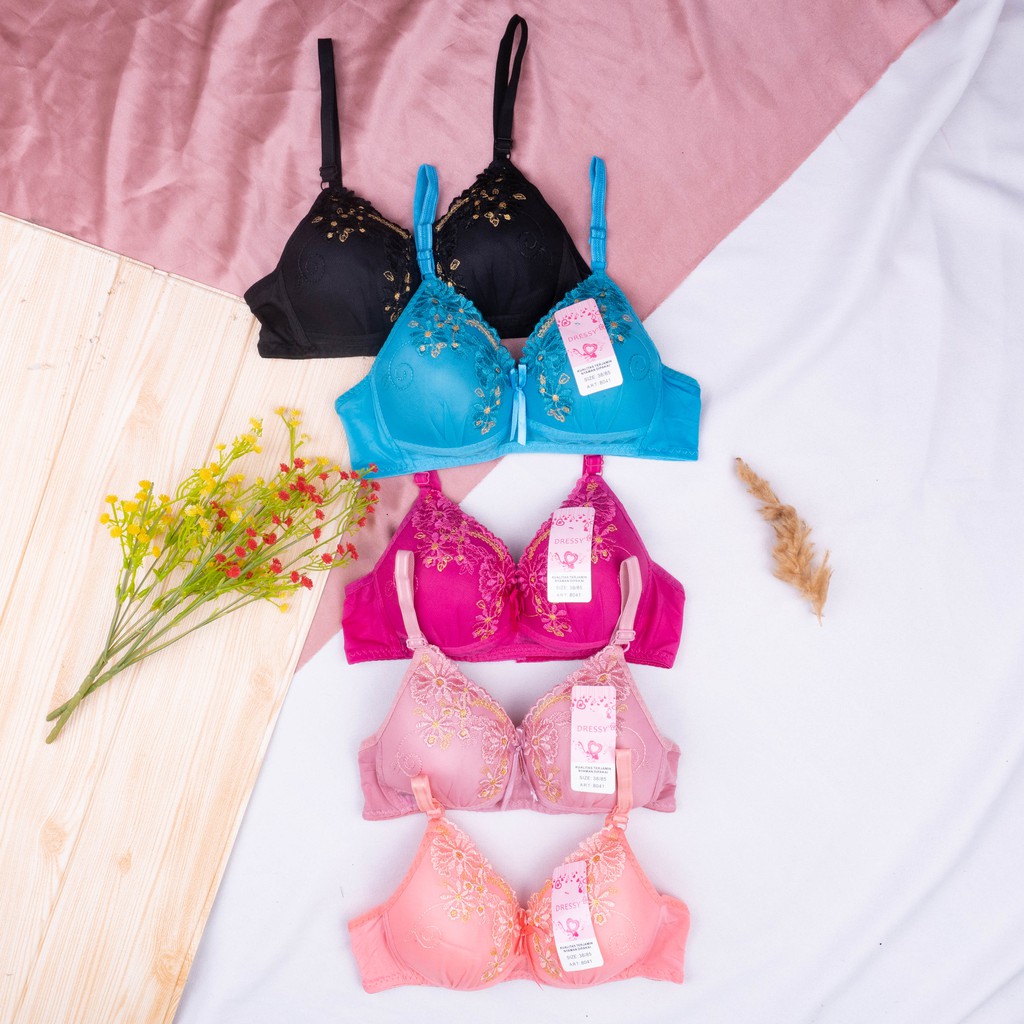 SF - Yiyi Bra Fashion Wanita Bra Wanita Murah BH Busa Tipis  Push Up Bra Real Pic-7