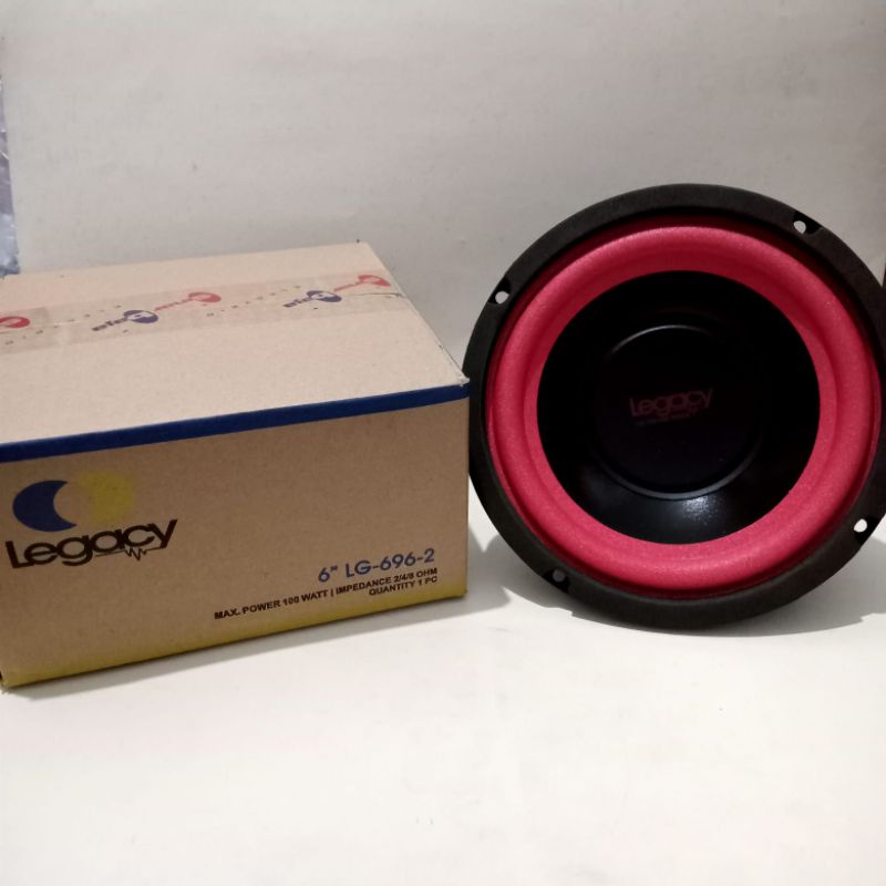 SPEAKER SUBWOOFER LEGACY 6inch DOUBLE COIL