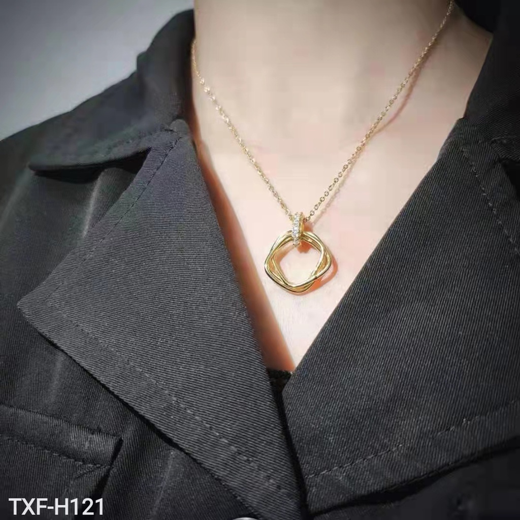 Kalung Titanium Terbaru Permata Perhiasan Fashion 120.121