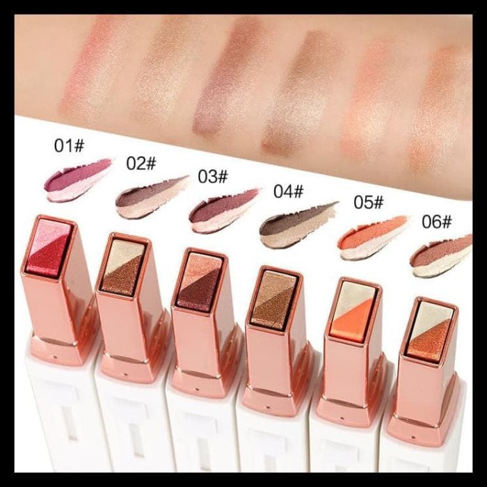 Eyeshadow two tone NOVO - eyeshadow stick 2in1