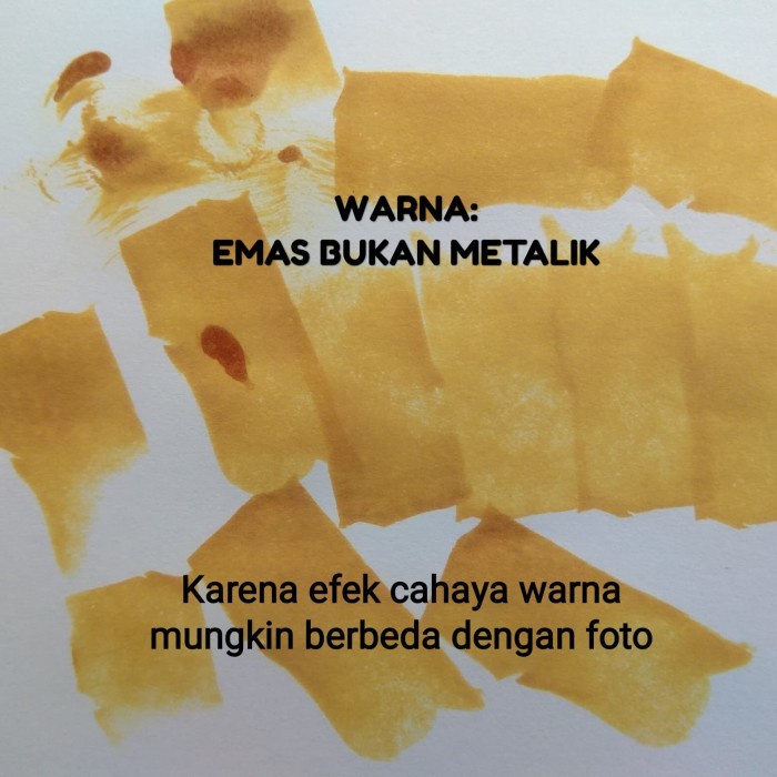 

Gaya 100Ml Emas Bukan Metalik - Tinta Stempel Flash Promo