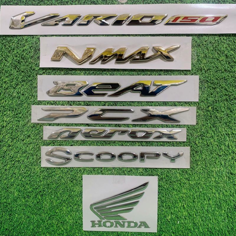 Emblem 3D Vario 150,Nmax,Beat,Pcx,Aerox,Scoopy,,Honda sayapemblem ori