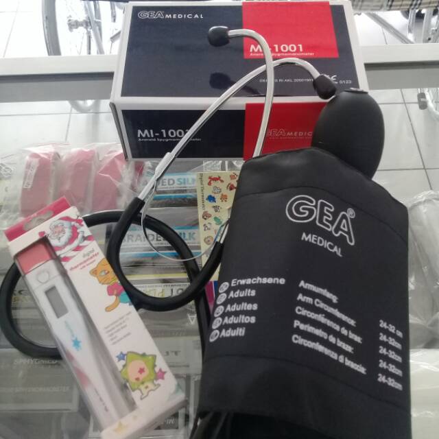 Paket hemat tensi gea free termo digital
