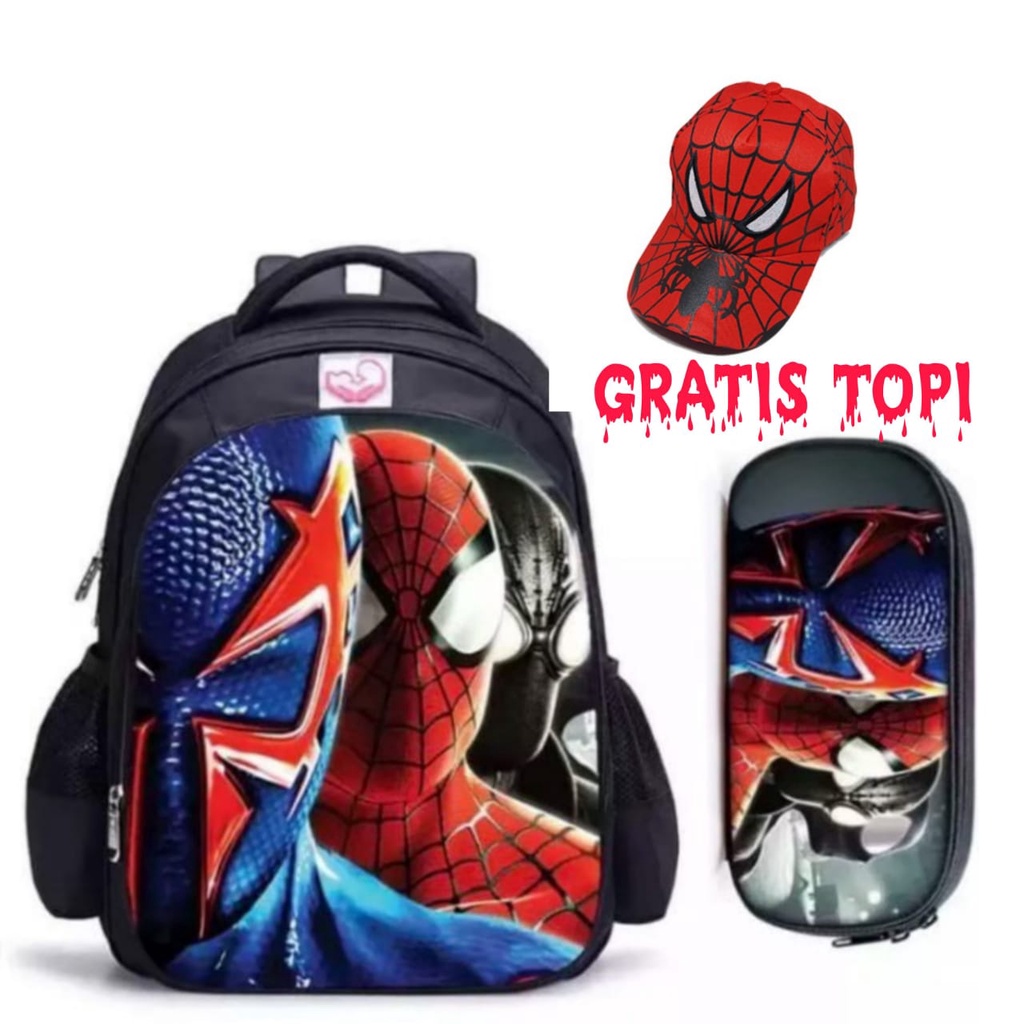 Tas Sekolah Anak Superhero Laba Laba Keren Tas Sekolah Anak Paud TK SD