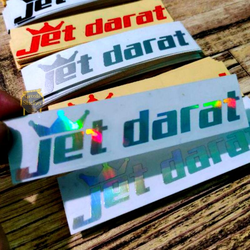 Sticker Jet darat sticker motor cutting harga grosir