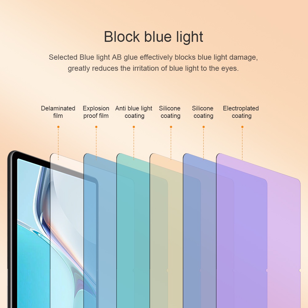 Tempered Glass HUAWEI Mate Pad 11 2021 Nillkin V+ Anti Blue Light