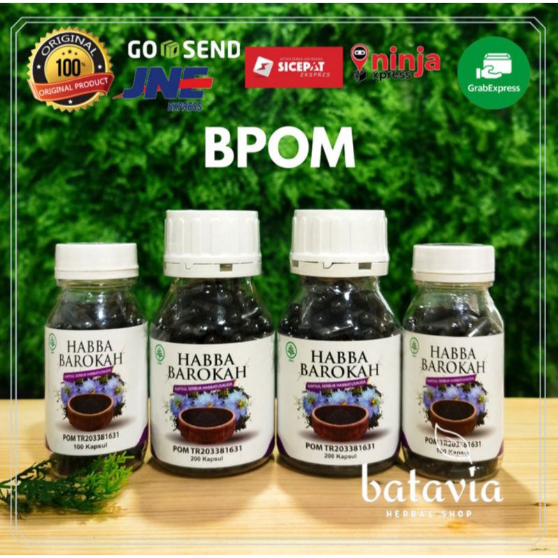 

Habba Barokah Habbatussauda Serbuk Kapsul BPOM