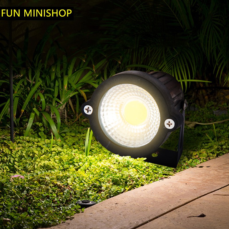 LAMPU TAMAN LED COB OUTDOOR WATERPROOF SOROT TAMAN 5W FLASHSALE!! COB TANCAP LAMPU TAMAN 5W 3W