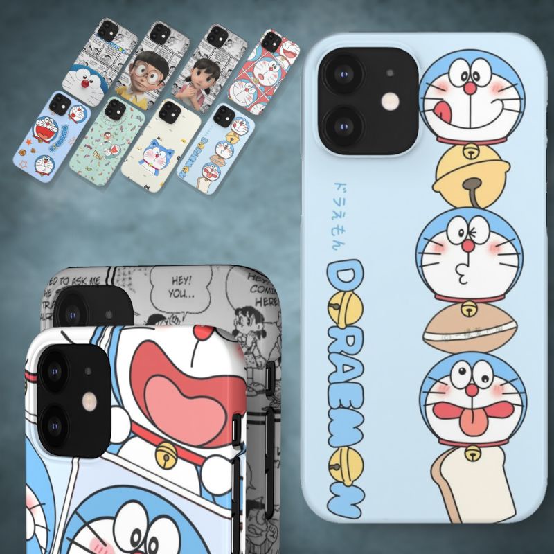 SAMSUNG Doraemon Cute Cartoon Soft / Hard / Mirror Case Casing Cover SAMSUNG S2 S3 S4 S5 S6 S7 S8 S9