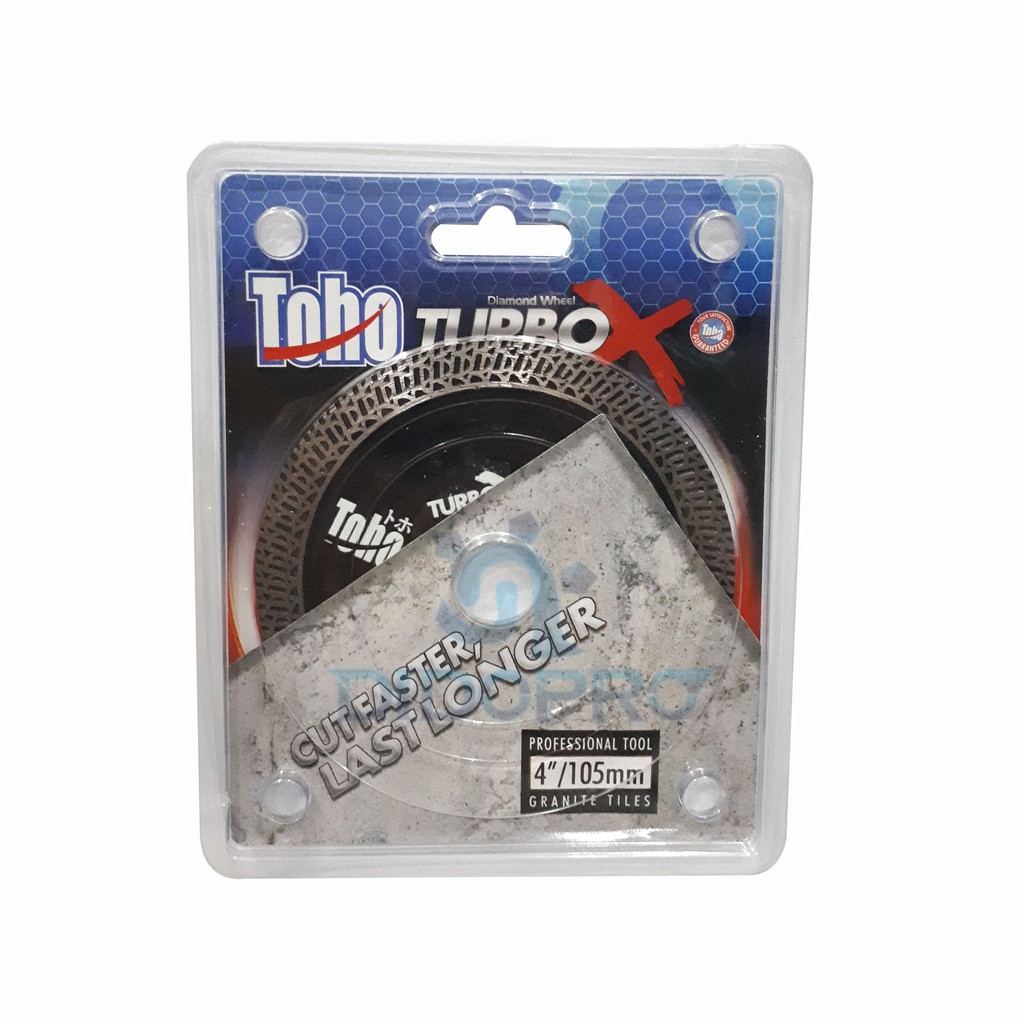 DIAMOND WHEEL / MATA POTONG KERAMIK GRANIT 4 INCH TIPE : TOHO TURBO X