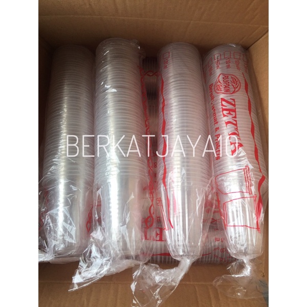 Gelas Plastik Cup Aqua kopi Murah isi 50 pcs