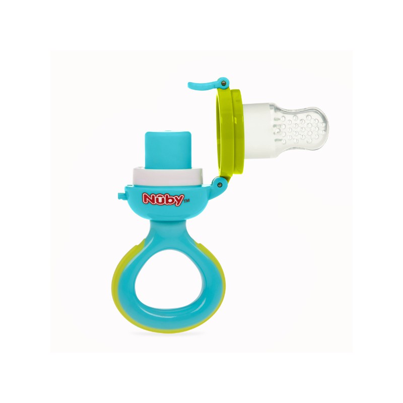 Nuby Twist N Feed - Nibbler Silikon 10m+ (Tersedia varian warna)