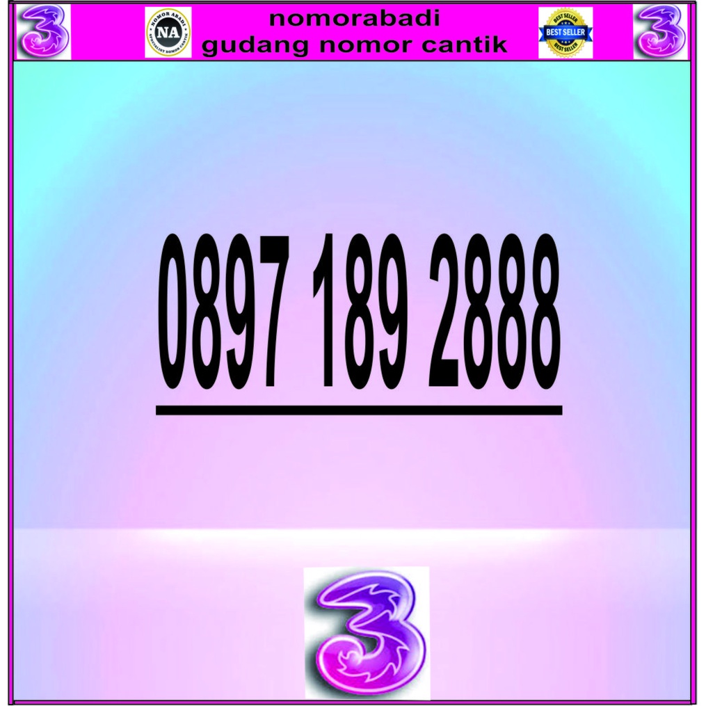 NOMOR CANTIK TRI 888 H350