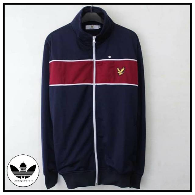 TRACKTOP LYLE & SCOTT (BLACK RED)