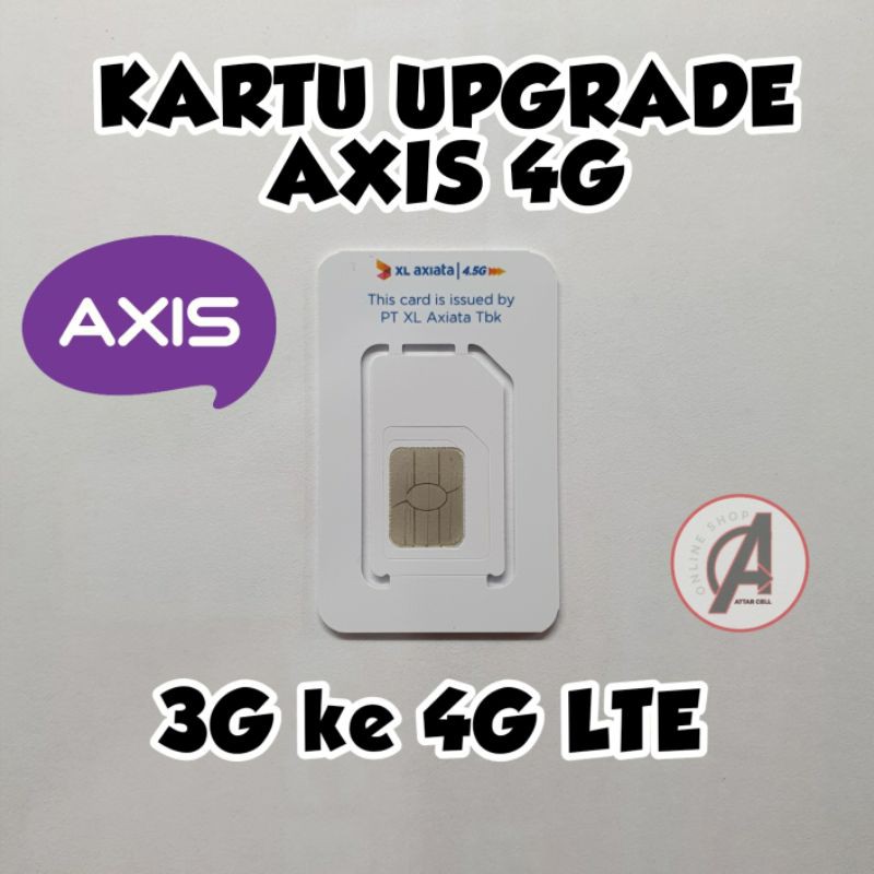 Kartu Upgrade Axis 3g Ke 4g Shopee Indonesia