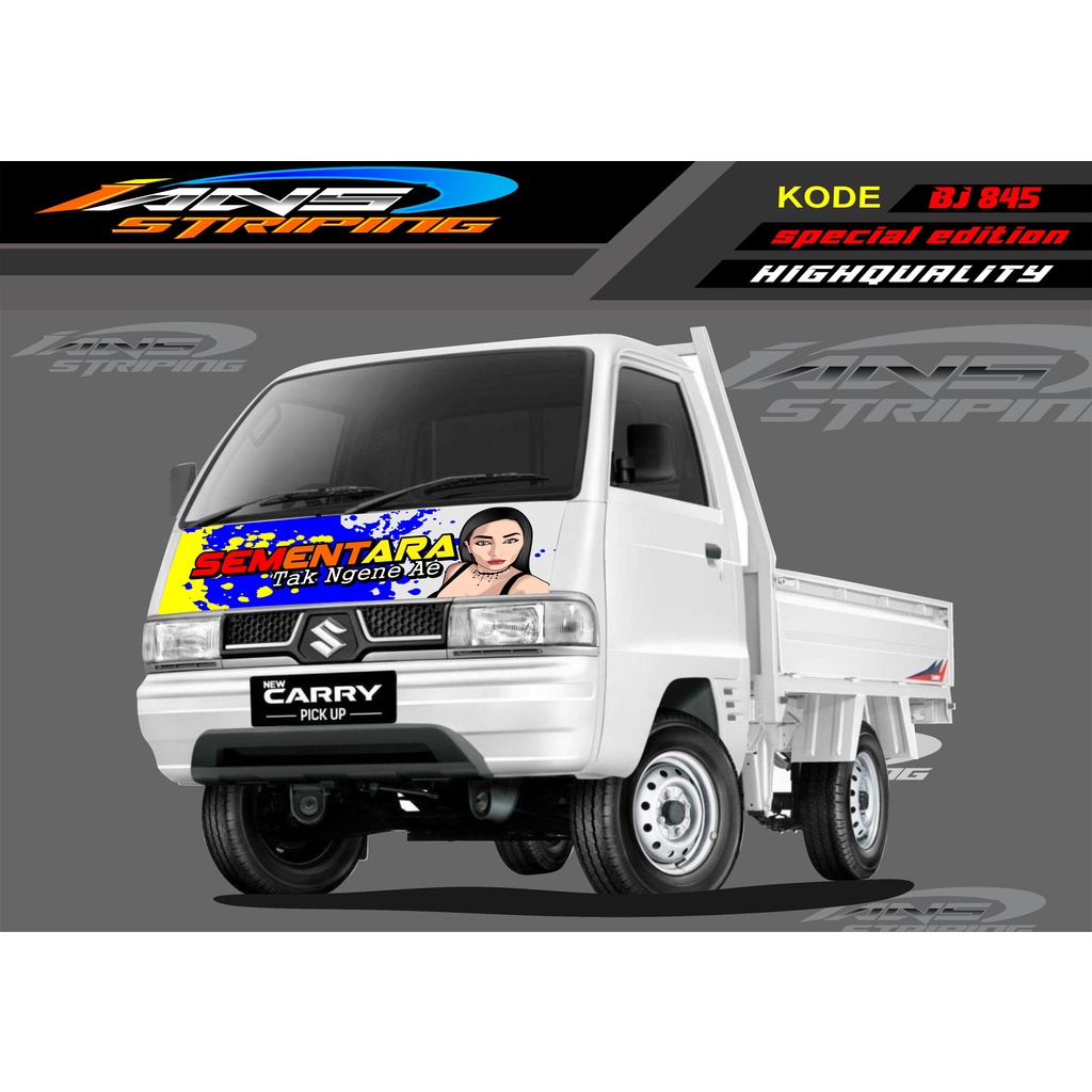 DECAL STICKER KAP MOBIL CARRY/ STIKER KABIN DEPAN MOBIL CARRY PICK UP / STICKER TERBARU