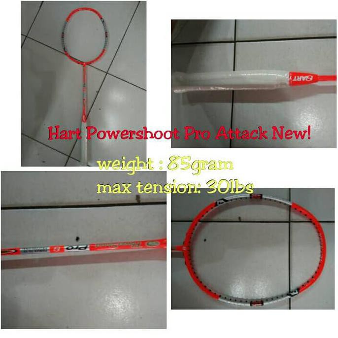 Raket Hart Power Shot Pro Offense & Defense 100% Original