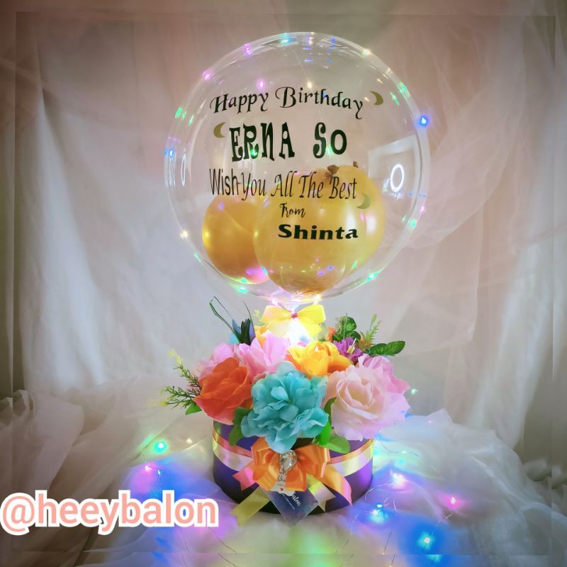 Snack Box/Buket Balon/Balon Ultah/Balon Wisuda/Hot Air Balon/Balon Ucapan/Kado Balon#Buket Wisuda