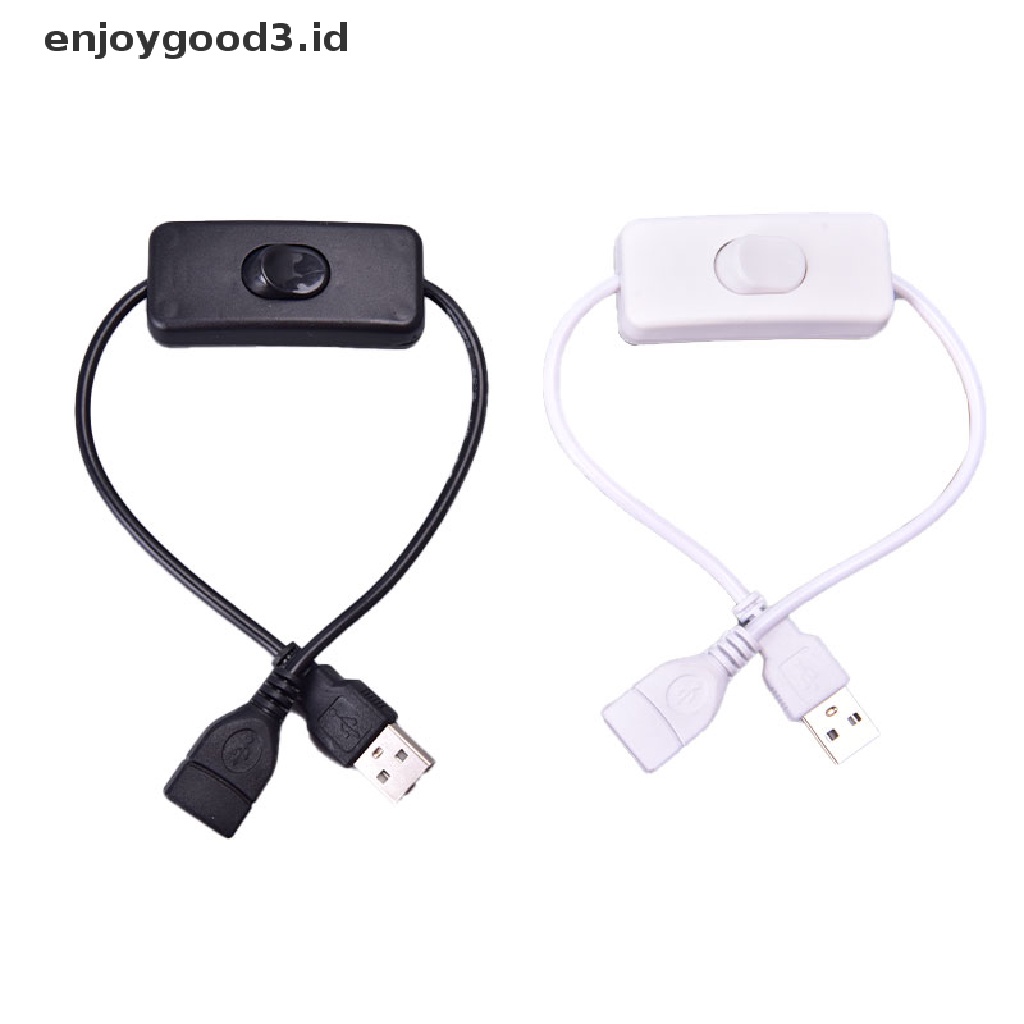 Kabel Extension Usb 28cm Dengan Saklar On / Off Untuk Lampu Usb