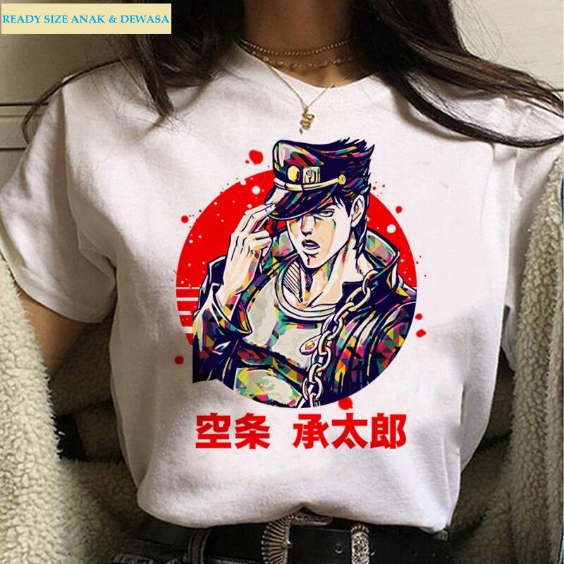 Baju Kaos Anime Jepang Logo Jojo bizzare adventure / jojo bizarre adventure / t shirt manga anime