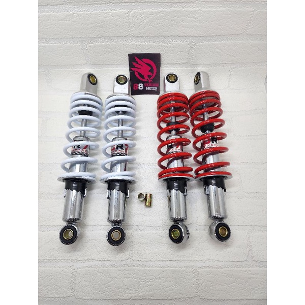 Shockbreaker Top Up Bebek Yamaha Vega R - Vega ZR - F1ZR - Jupier Z1 -  Jupiter Z - Shock Top Up 280MM Merah Putih