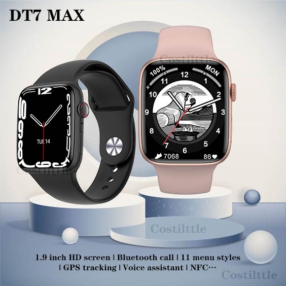 New ORI IWO DT NO.1 7(DT7 Max)/HW7MAX Smartwatch 1.9 HD Gps Panggilan Track Bluetooth Voice