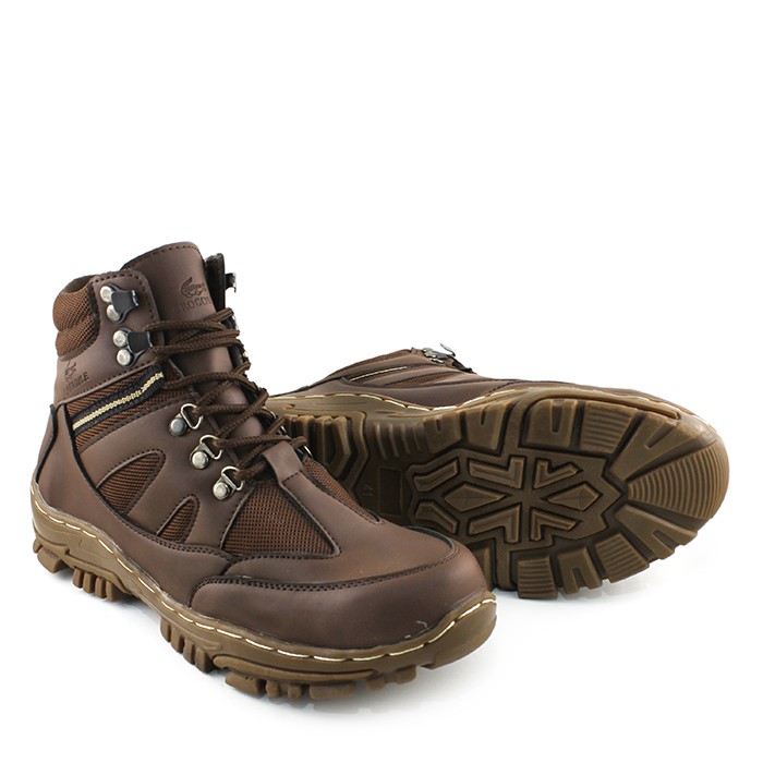 sepatu boots pria armory safety ujung besi tracking hiking