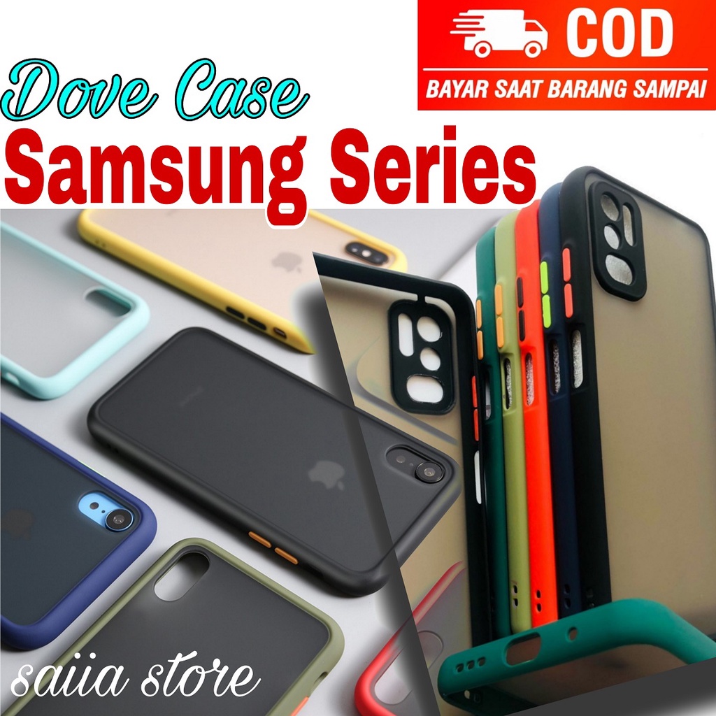 Saiia Store Dove Case Samsung Series A30S A50 A50S A12 M12 A03S A31 A51 A52 A72 A225G A22 M22 4G A20 A30 SOFTCASE HARDCASE SILIKON KESING CASE