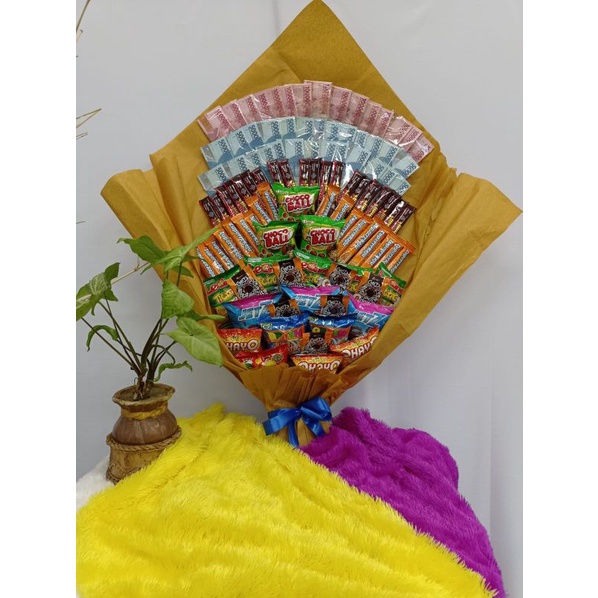 

Snack Bouquet / Buket Snack Premium / Buket Wisuda Murah