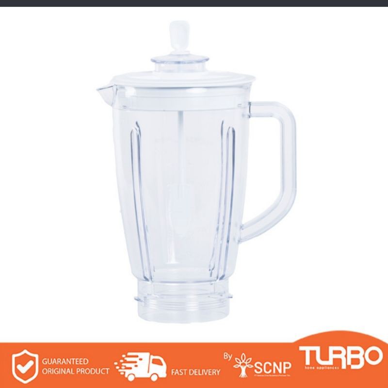 Turbo Plastic Jar 2 Liter ( Tabung Blender Plastik ) - SHM 0199 ORIGINAL