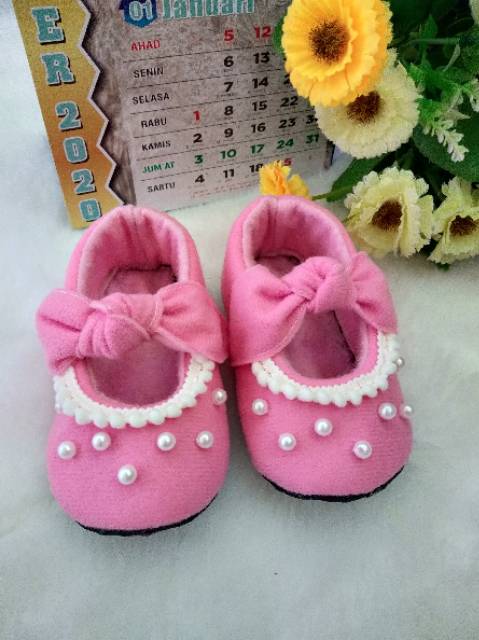 Baby flat shoes(pinkpearl)