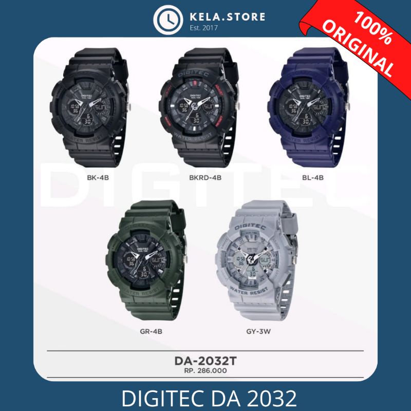 JAM TANGAN DIGITEC DA 2032 ORIGINAL