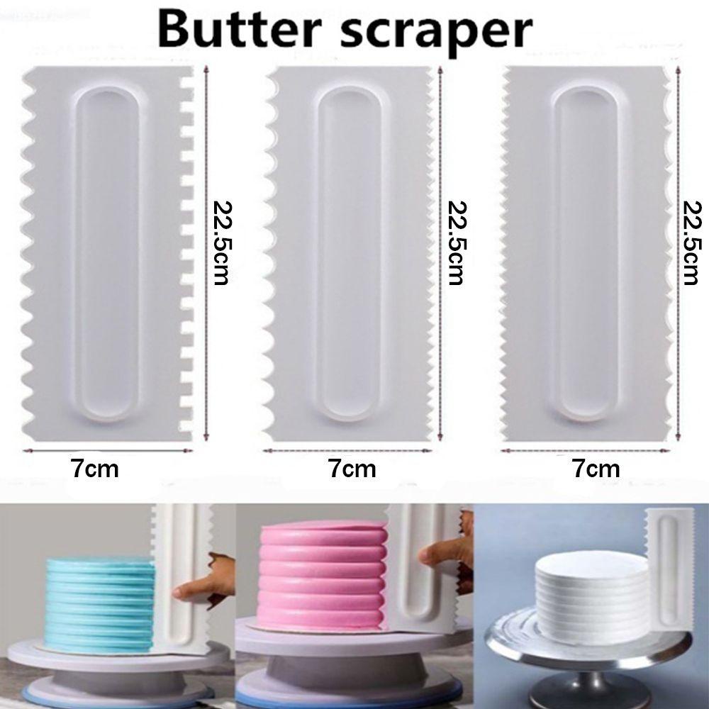 Populer Scraper Kue Home &amp; Kitchen Pastry Tools Cetakan Kue Polos Halus