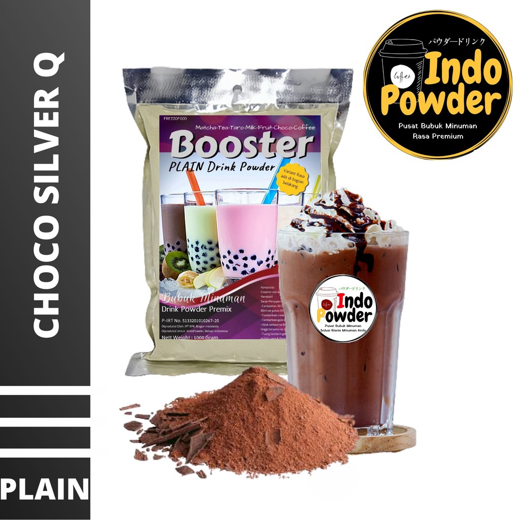 PLAIN Bubuk Minuman CHOCO rasa SILVERQ 1Kg - Bubuk CHOCO rasa SILVERQ 1Kg