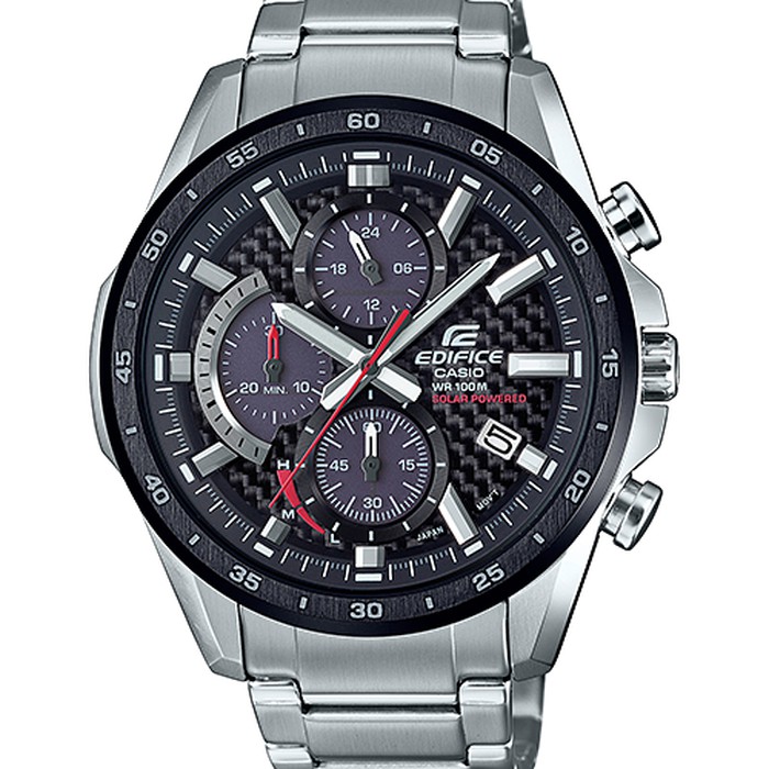 Jam Tangan Pria Casio Edifice Solar Power EQS-900DB-1A Original